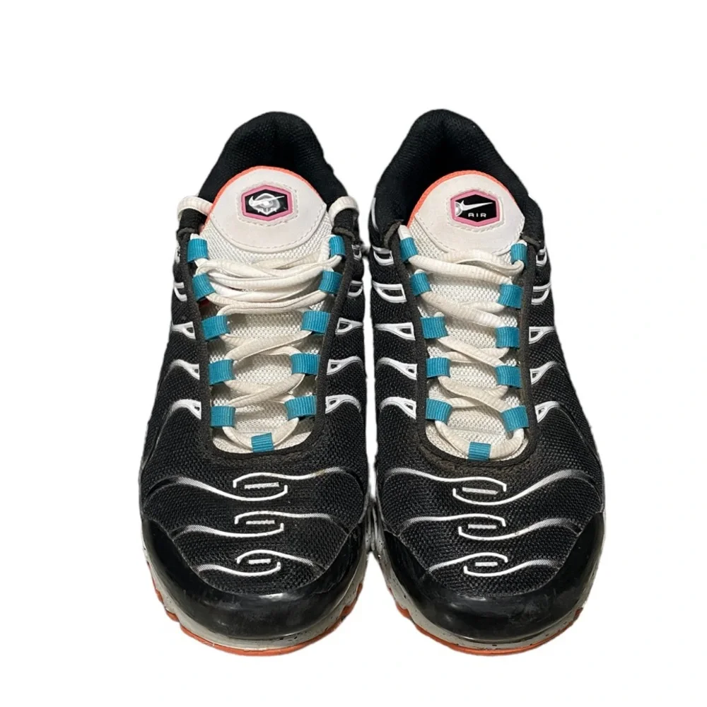 Nike Air‎ Max Plus Black Teal Coral 5Y 37.5 EU